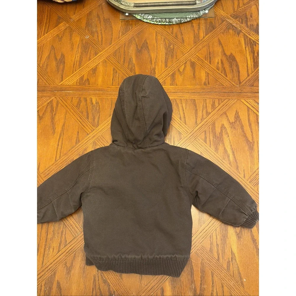 Carhartt Brown Jacket with Hood Size 12 months